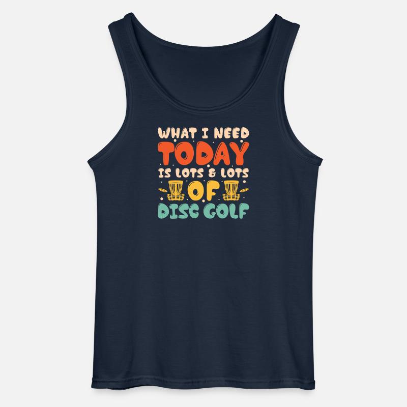 Disc Golf Geschenke Discgolf - Gildan Männer Tank Top - Navy