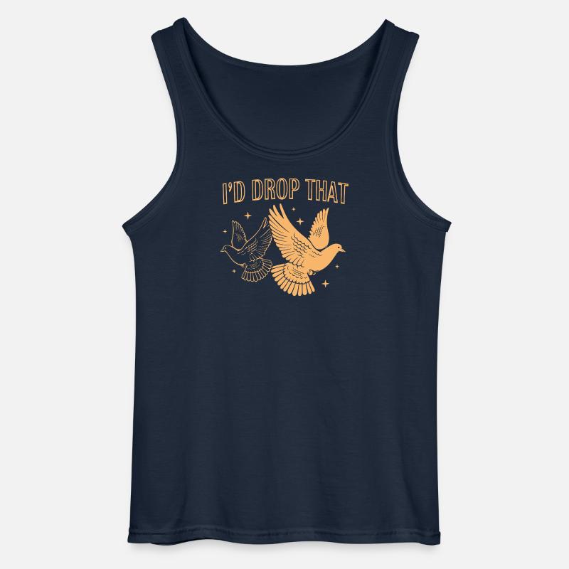 Taube Jagd Jäger Taubenjagd - Gildan Männer Tank Top - Navy