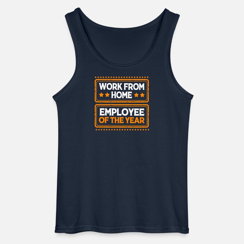Mitarbeiter der Woche Mitarbeiter des Monats - Gildan Männer Tank Top - Navy
