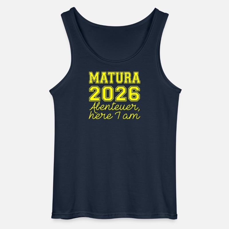 Matura 2026 Spruch - Débardeur Gildan Homme - marine