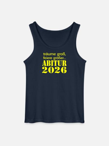 Abitur 2026: Träume - Gildan Männer Tank Top - Navy