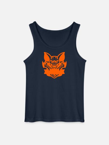 Fledermaus E-Sport Logo - Gildan Men’s Tank Top - navy