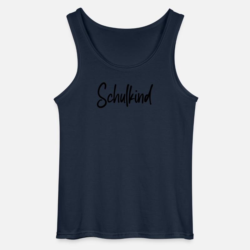 Schulkind - Einschulung Erstklässler - Gildan Männer Tank Top - Navy
