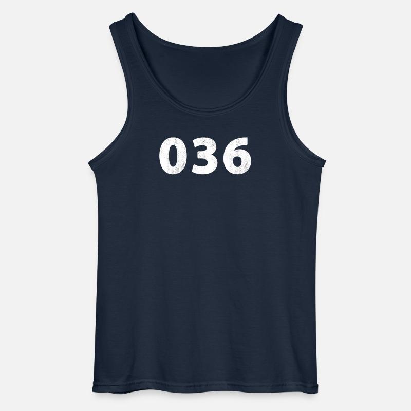 036 Almere Zeewolde - Gildan Männer Tank Top - Navy
