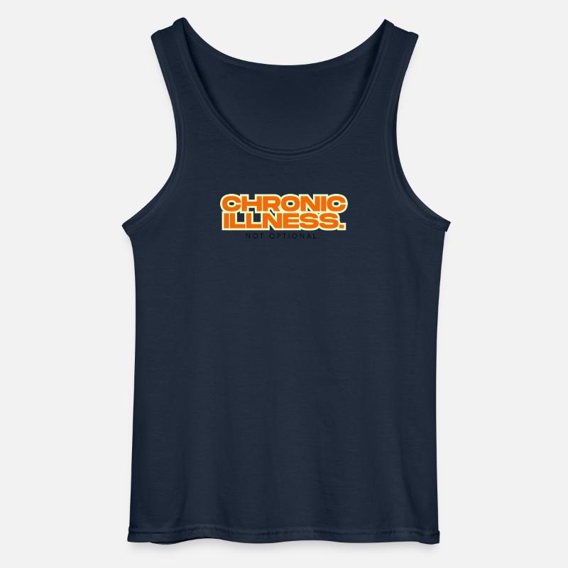 Chronic illness - Gildan Männer Tank Top - Navy