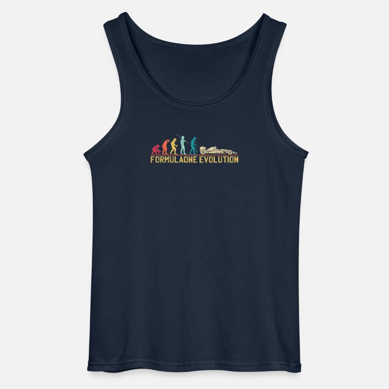 Illustration der Formel-Evolution - Gildan Männer Tank Top - Navy