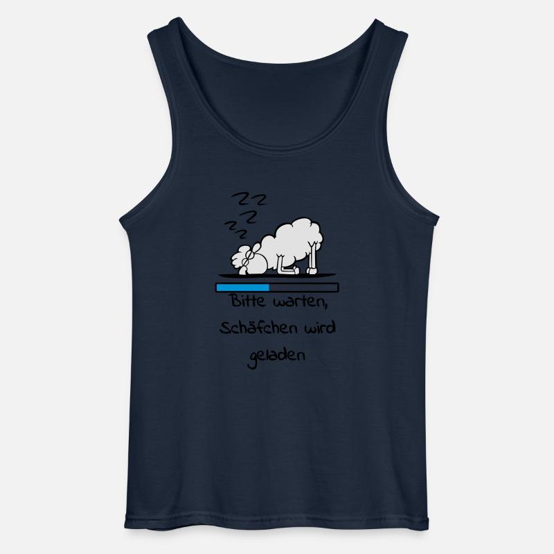 Schäfchen - Gildan Männer Tank Top - Navy