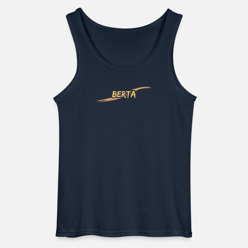 Berta als Geschenk - Gildan Männer Tank Top - Navy