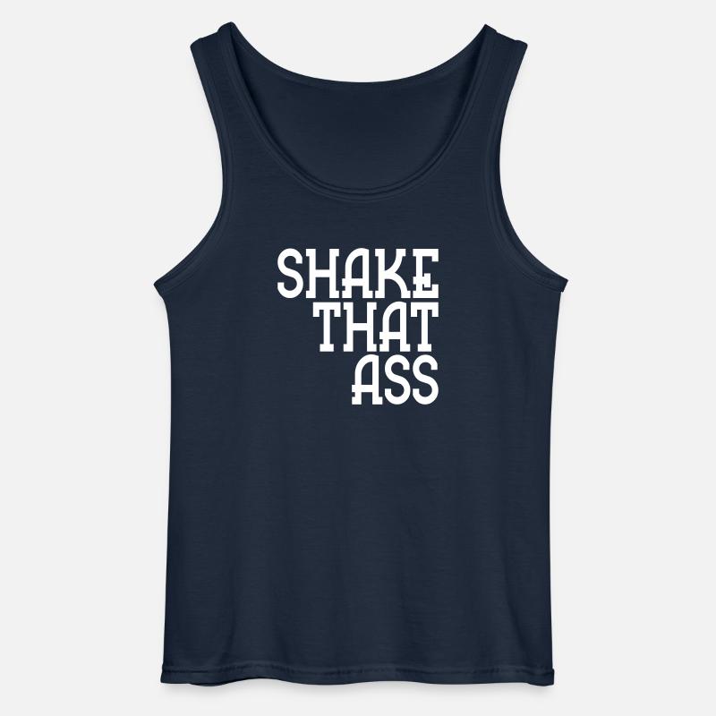 shake that ass - Gildan Männer Tank Top - Navy