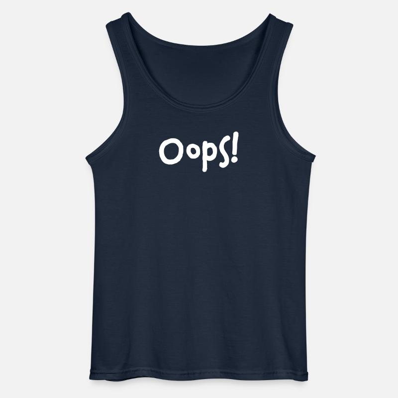 Oops! – I did it again... - Gildan Männer Tank Top - Navy