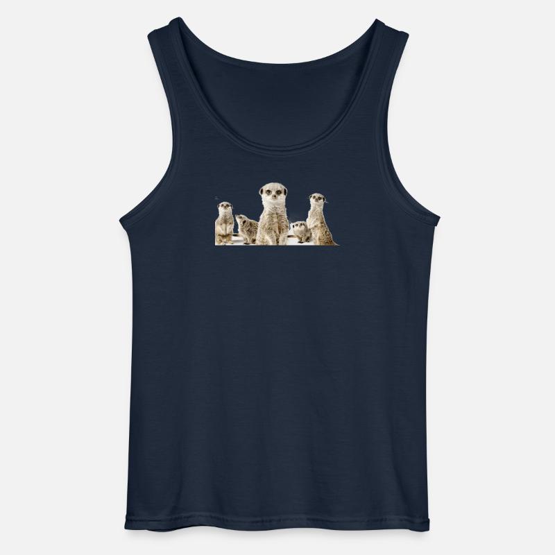 Erdhörnchen - Gildan Männer Tank Top - Navy
