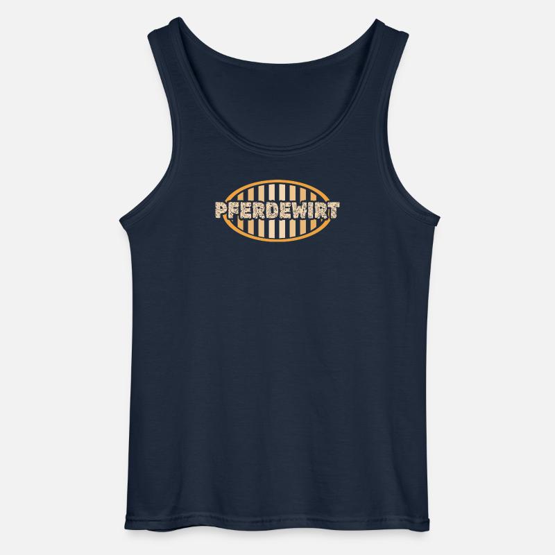 Pferdewirt - Gildan Männer Tank Top - Navy
