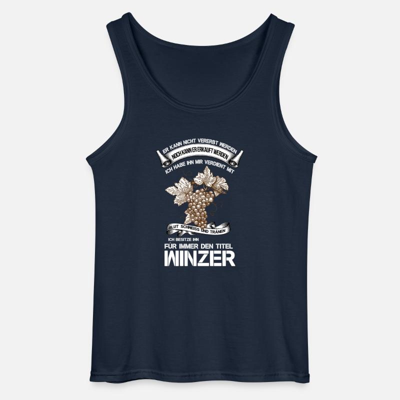 Winzer - Gildan Männer Tank Top - Navy