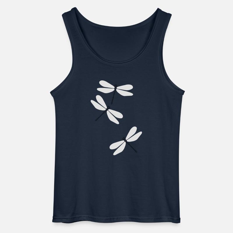 Libellen beu5 - Gildan Männer Tank Top - Navy