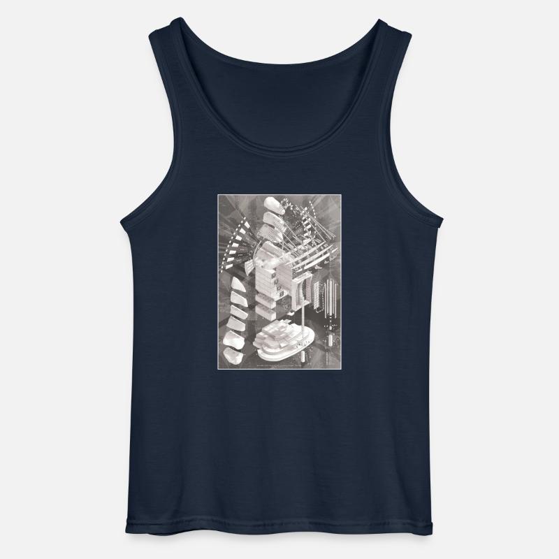 Basans Gateway - Gildan Männer Tank Top - Navy