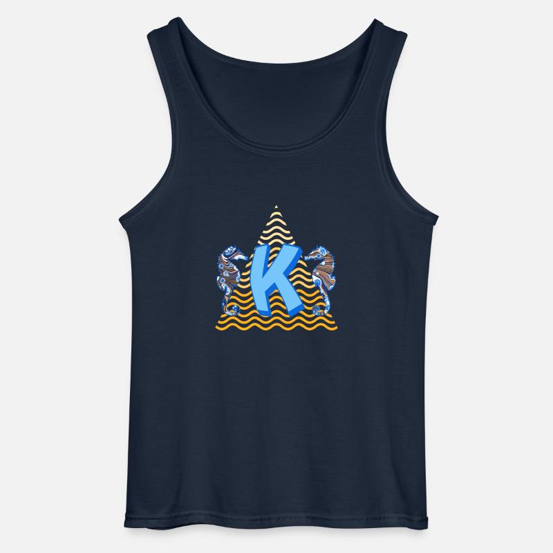 seepferdchen e 262 k - Gildan Männer Tank Top - Navy