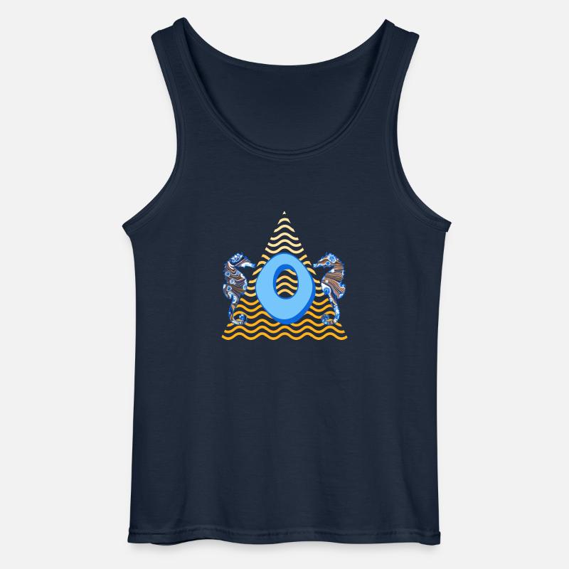 seepferdchen e 262 o - Gildan Männer Tank Top - Navy