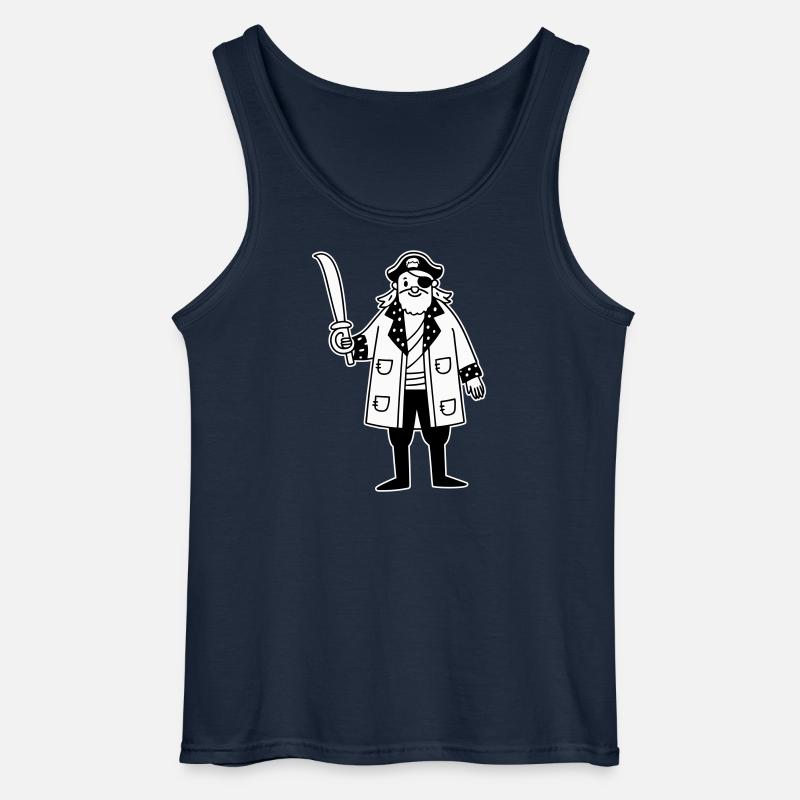 Pirat - Gildan Männer Tank Top - Navy