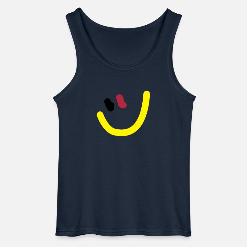 EM2018 DE (Smiley) - Gildan Männer Tank Top - Navy