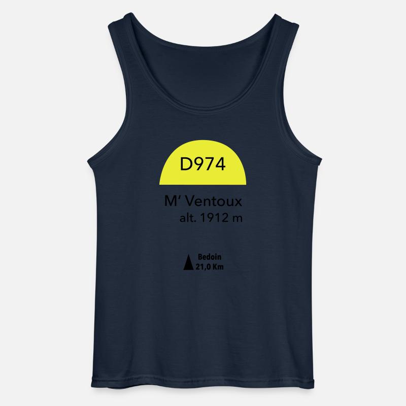 Mont Ventoux - Gildan Männer Tank Top - Navy