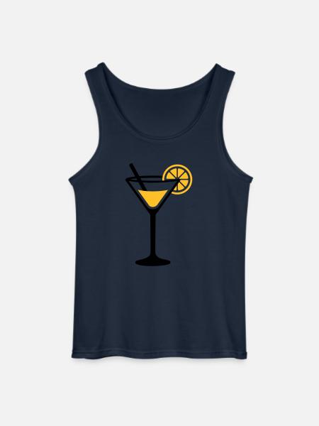 Cocktail - Gildan Männer Tank Top - Navy