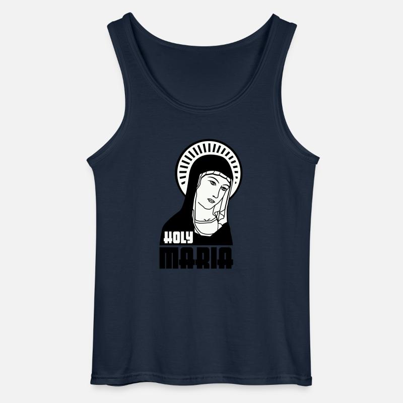 Holy Maria - Gildan Männer Tank Top - Navy