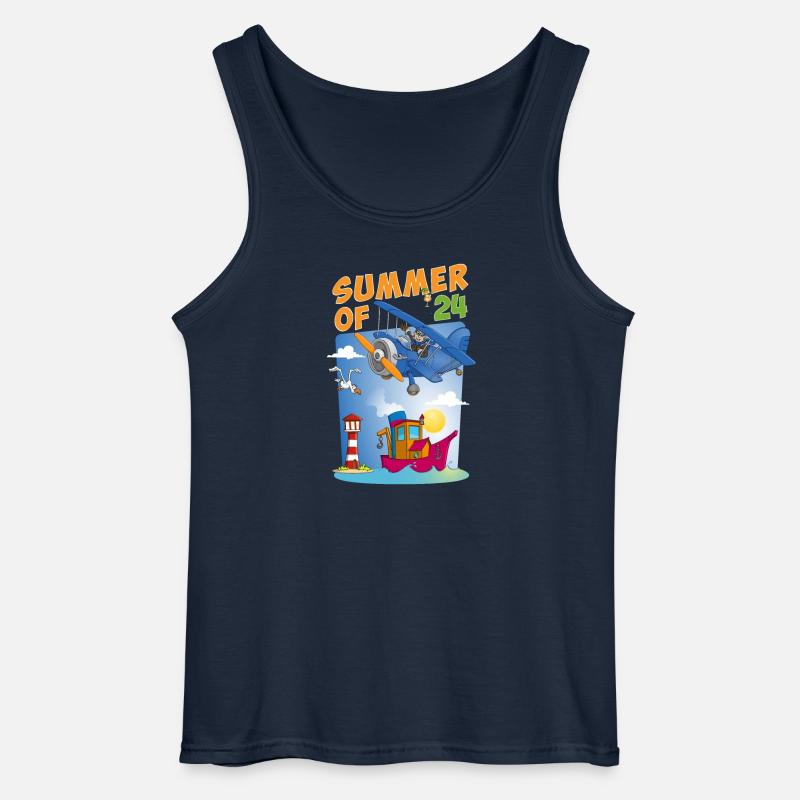 Der bunte Sommer 2024 - Gildan Männer Tank Top - Navy
