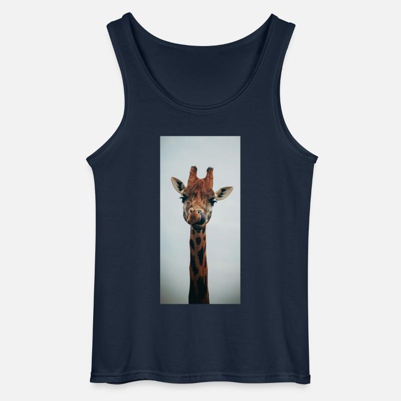 Drôle de girafe - Débardeur Gildan Homme - marine