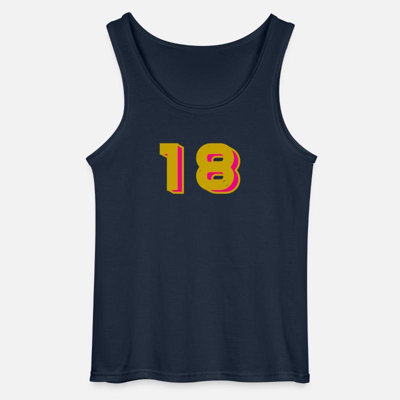 18 - Gildan Männer Tank Top - Navy