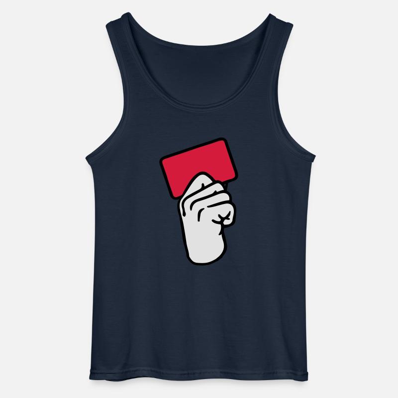 Rote Karte - Gildan Männer Tank Top - Navy