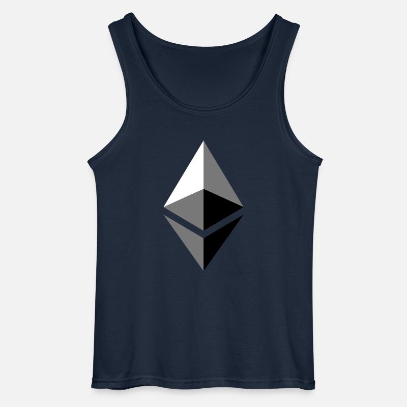 ETH éther Etherium - Débardeur Gildan Homme - marine