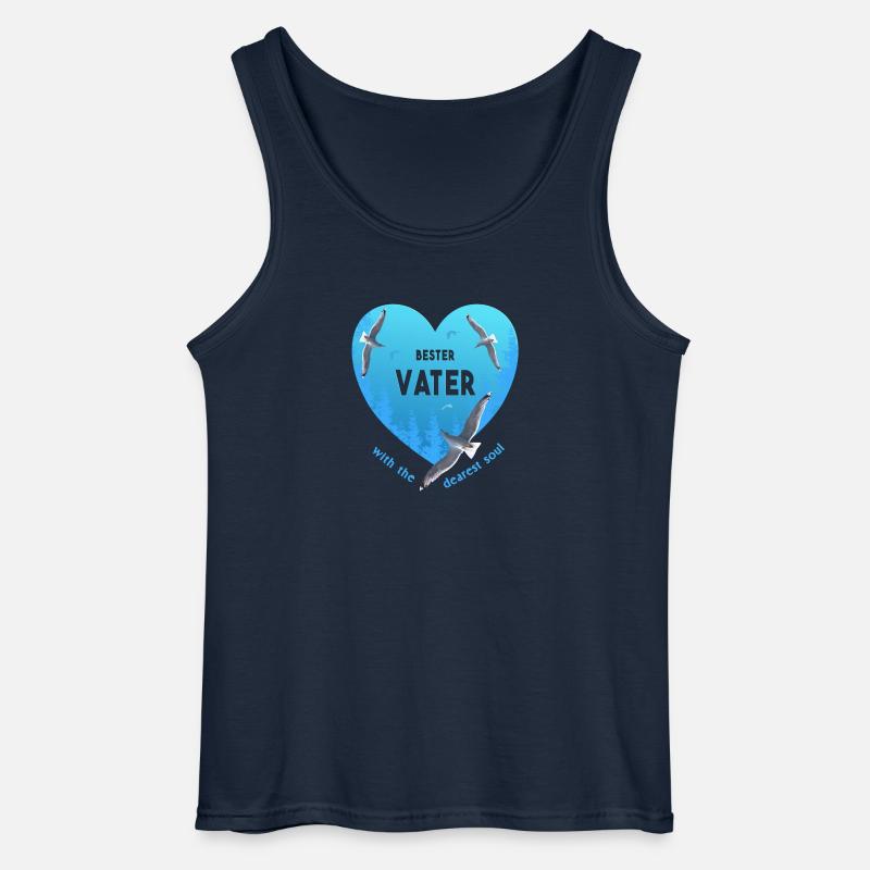 bester Vater - Gildan Männer Tank Top - Navy