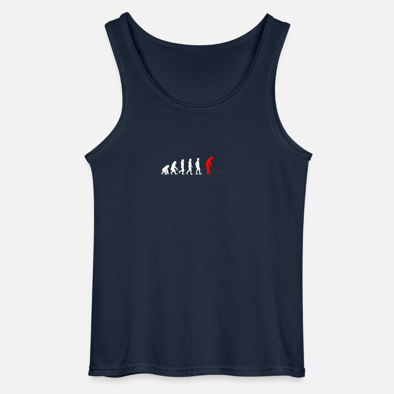 EVOLUTION golf sports golfer - Gildan Männer Tank Top - Navy