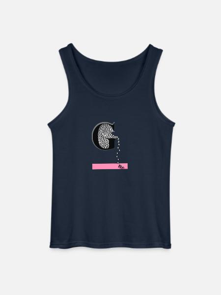 Gone in motion past lost - Gildan Men’s Tank Top - navy