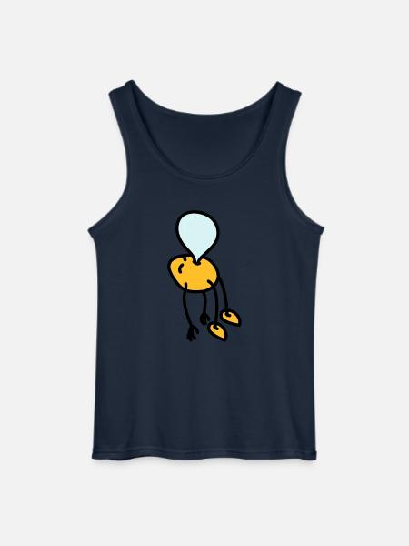 chewing_gum_man - Gildan Men’s Tank Top - navy