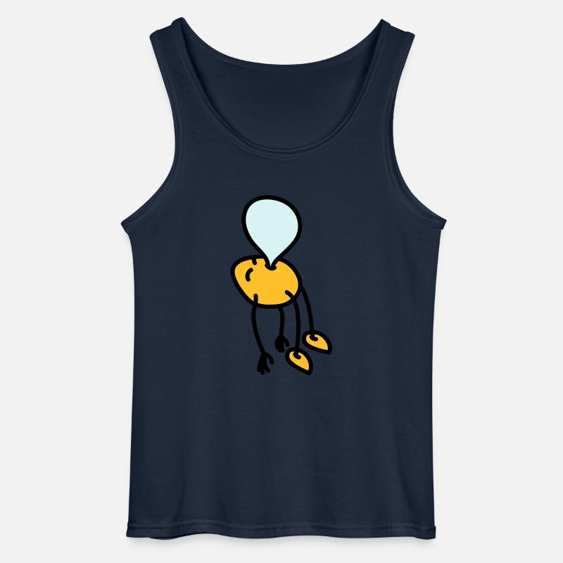 chewing_gum_man - Gildan Männer Tank Top - Navy