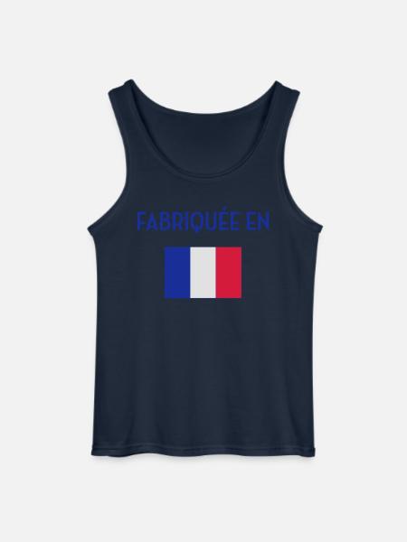 France / Français / Française / Bébé / Naissance - Gildan Men’s Tank Top - navy