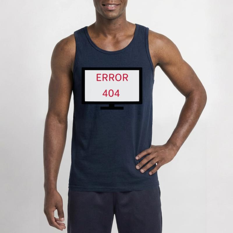 Computer Error 404 Gildan Men’s Tank Top