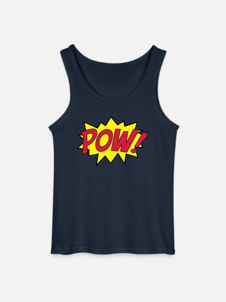pow_punch - Gildan Männer Tank Top - Navy