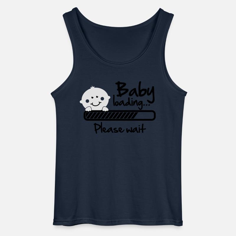 Baby loading - please wait - Gildan Männer Tank Top - Navy