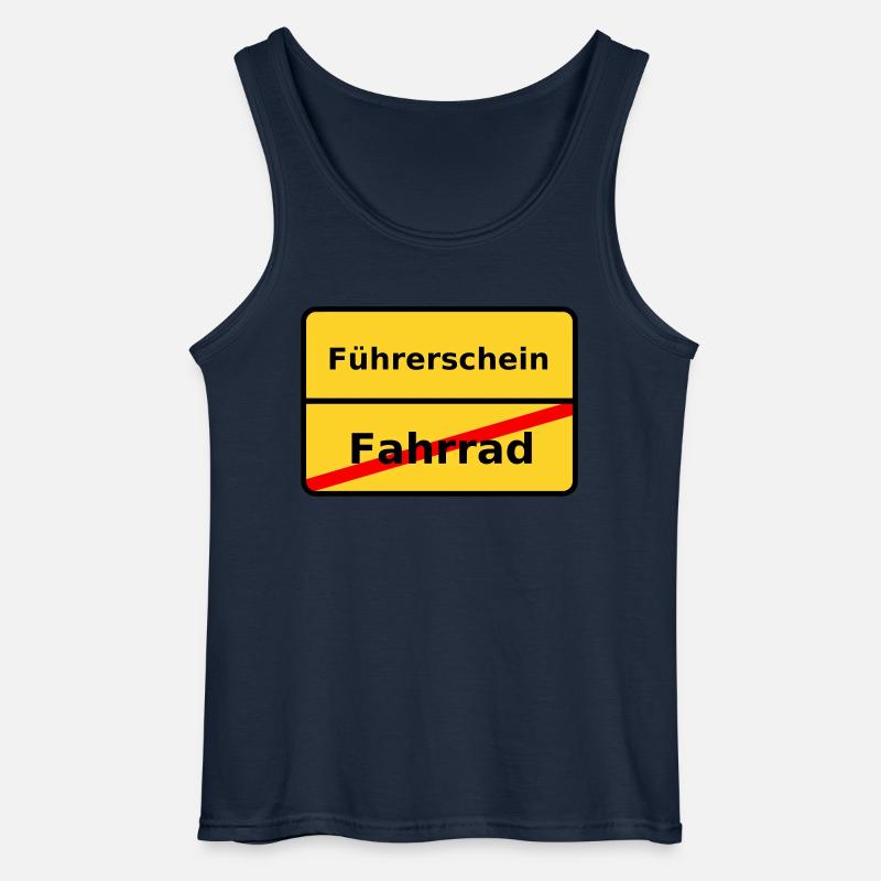 Führerschein - Gildan Männer Tank Top - Navy