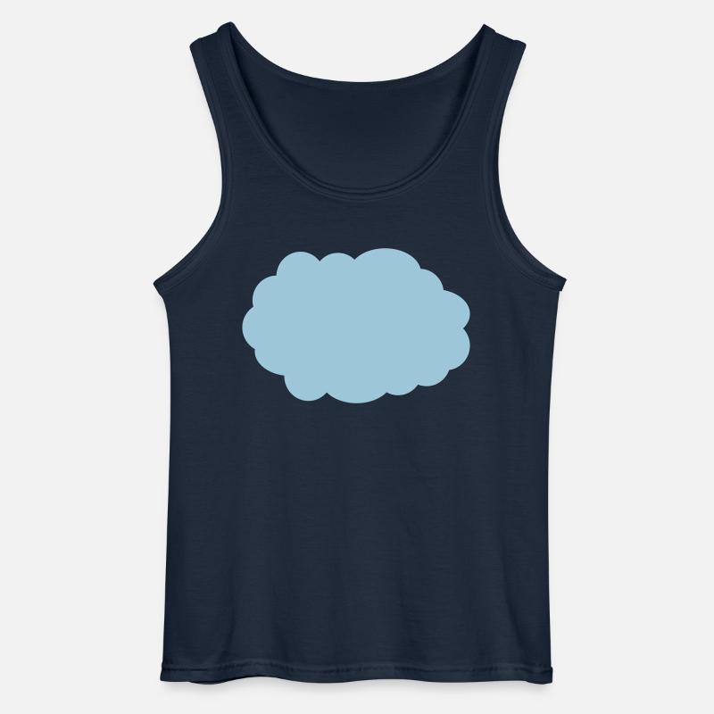 Wolke - Denkblase - Gildan Männer Tank Top - Navy