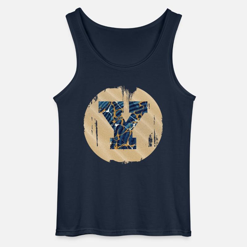 e 16 y - Gildan Männer Tank Top - Navy