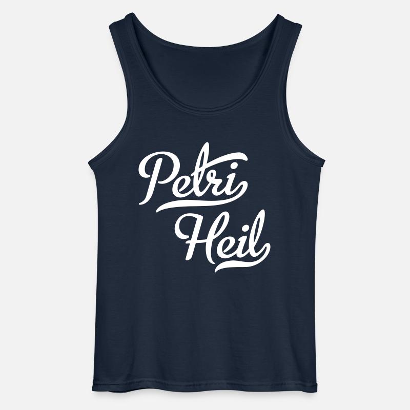 Petri Heil - Gildan Männer Tank Top - Navy