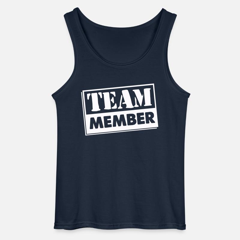 team member 01 - Gildan Männer Tank Top - Navy