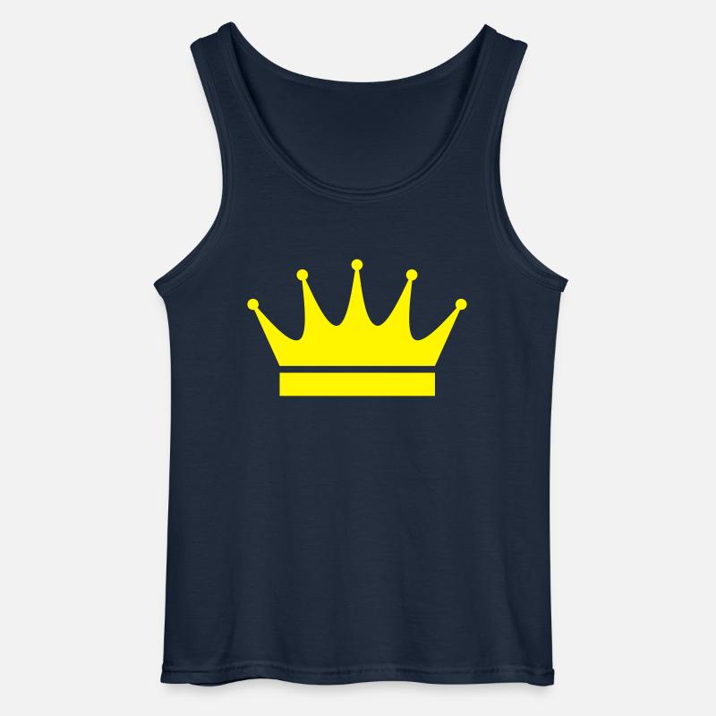 Krone - Gildan Männer Tank Top - Navy