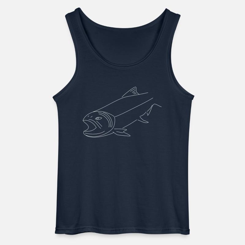Forelle-1.2 - Gildan Männer Tank Top - Navy