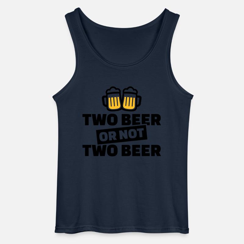Bier - Gildan Männer Tank Top - Navy