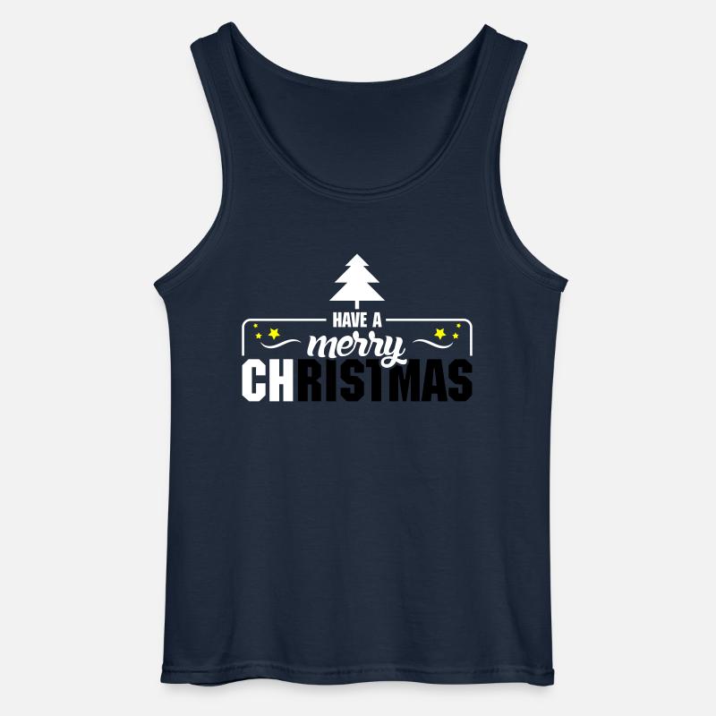 Christmas 4 - Gildan Männer Tank Top - Navy