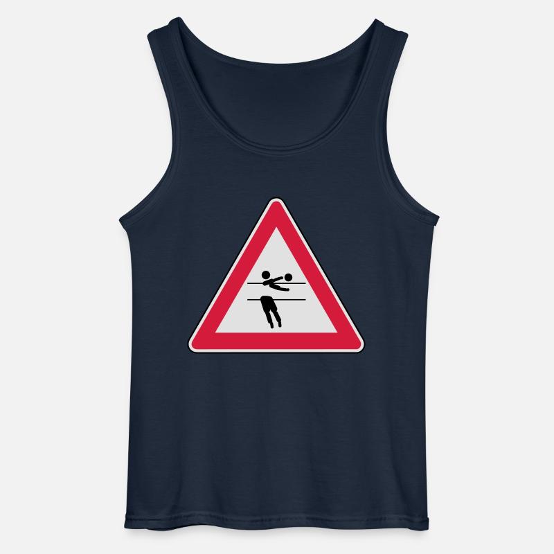 Achtung, Volleyball wird gespielt! - Gildan Männer Tank Top - Navy